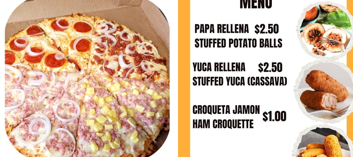 Sabor Del Gallo Pizzeria Cubana Pizza Menu