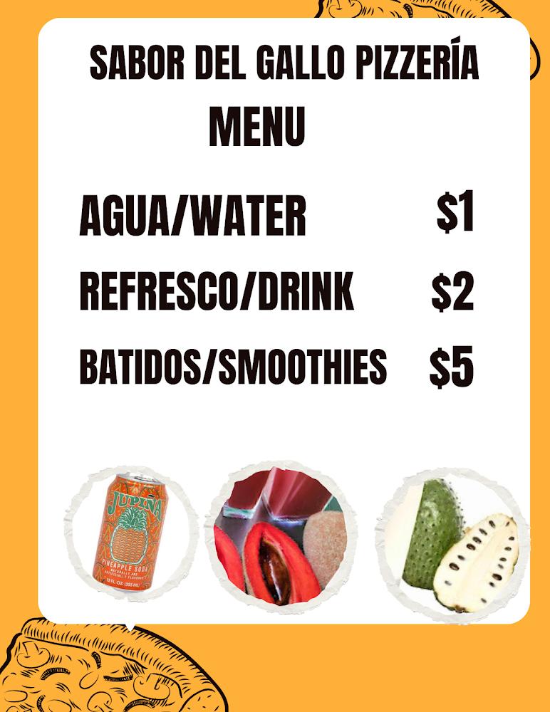Sabor Del Gallo Pizzeria Cubana Pizza Menu image 3