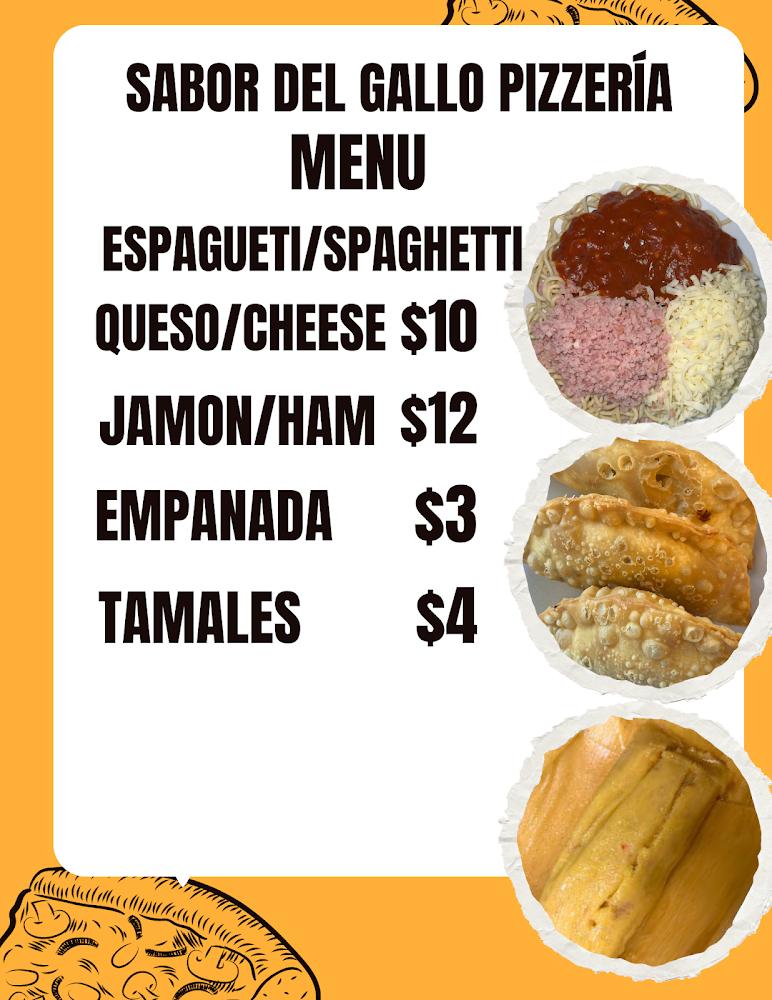 Sabor Del Gallo Pizzeria Cubana Pizza Menu image 4